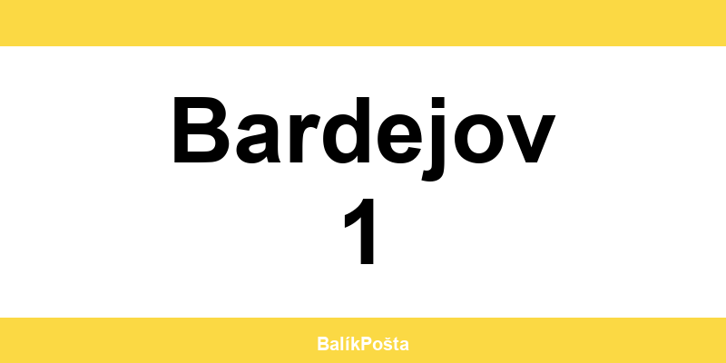Otváracie hodiny Slovenskej pošta v Bardejov 1