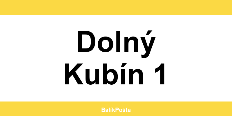 Otváracie hodiny Slovenskej pošta v Dolný Kubín 1