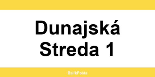 Otváracie hodiny Slovenskej pošta v Dunajská Streda 1
