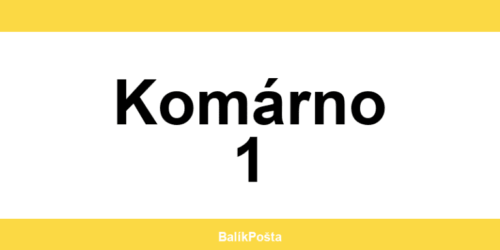 Otváracie hodiny Slovenskej pošta v Komárno 1