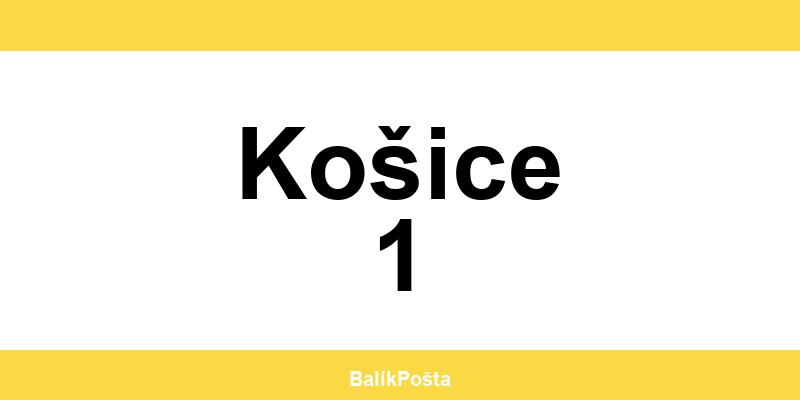 Otváracie hodiny Slovenskej pošta v Košice 1