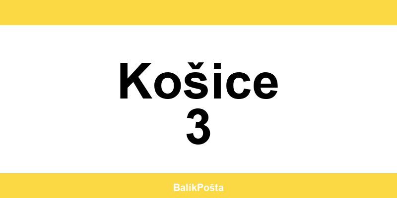 Otváracie hodiny Slovenskej pošta v Košice 3