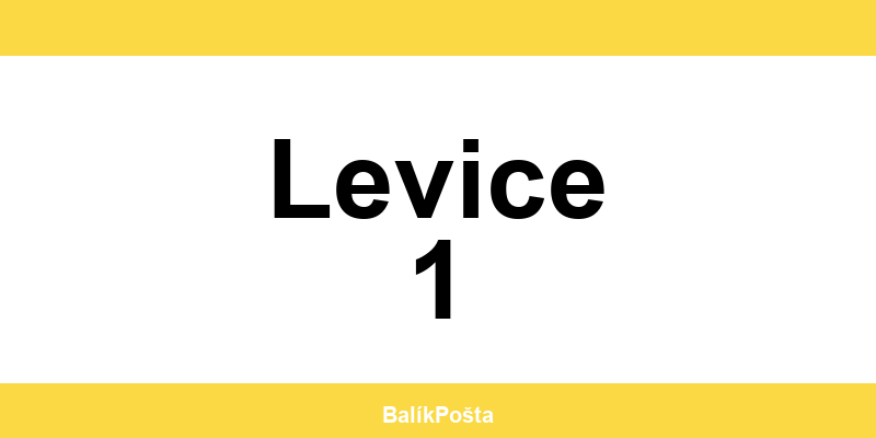 Otváracie hodiny Slovenskej pošta v Levice 1