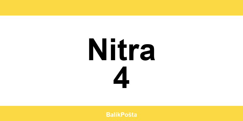 Otváracie hodiny Slovenskej pošta v Nitra 4
