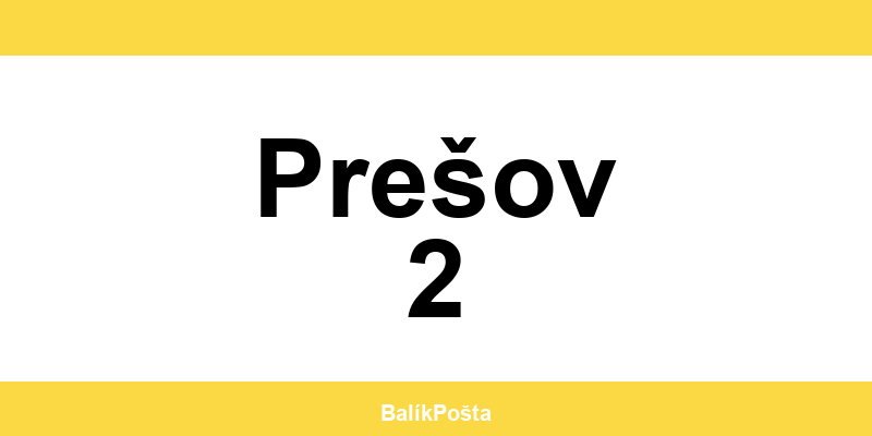 Otváracie hodiny Slovenskej pošta v Prešov 2