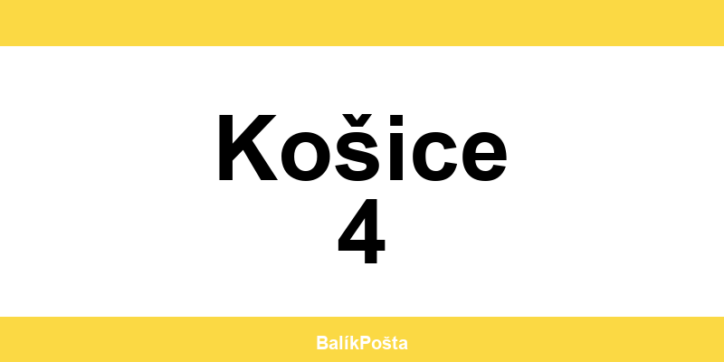 Otváracie hodiny Slovenskej pošta v Košice 4