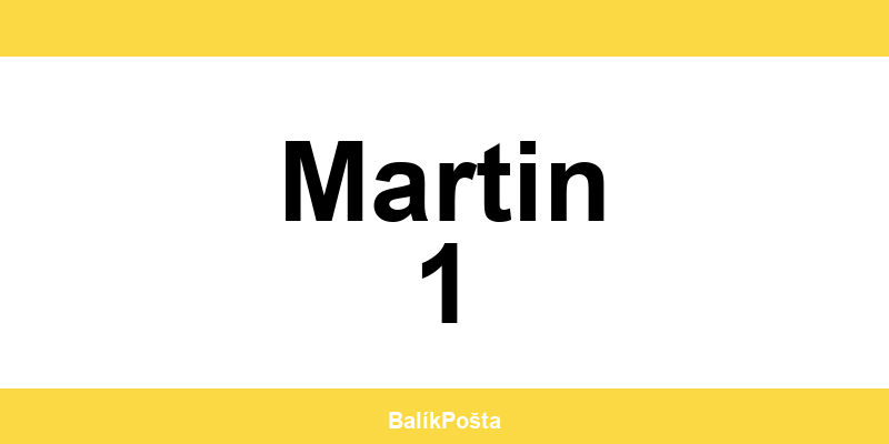 Otváracie hodiny Slovenskej pošta v Martin 1