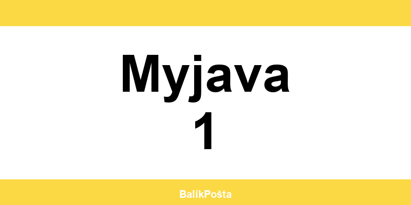 Otváracie hodiny Slovenskej pošta v Myjava 1