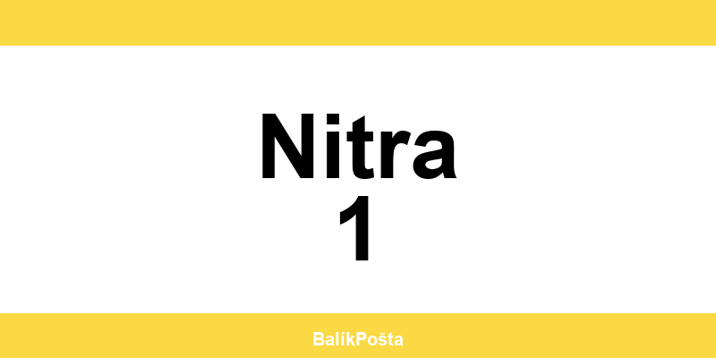 Otváracie hodiny Slovenskej pošta v Nitra 1