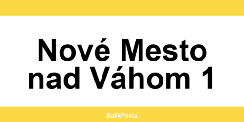 Otváracie hodiny Slovenskej pošta v Nové Mesto nad Váhom 1