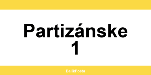 Otváracie hodiny Slovenskej pošta v Partizánske 1