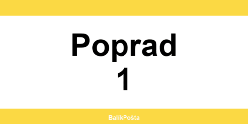 Otváracie hodiny Slovenskej pošta v Poprad 1