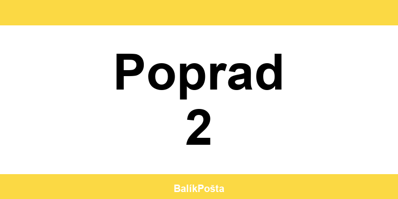 Otváracie hodiny Slovenskej pošta v Poprad 2