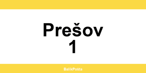Otváracie hodiny Slovenskej pošta v Prešov 1