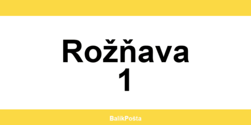 Otváracie hodiny Slovenskej pošta v Rožňava 1