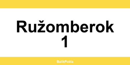 Otváracie hodiny Slovenskej pošta v Ružomberok 1