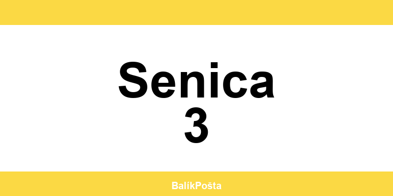 Otváracie hodiny Slovenskej pošta v Senica 3