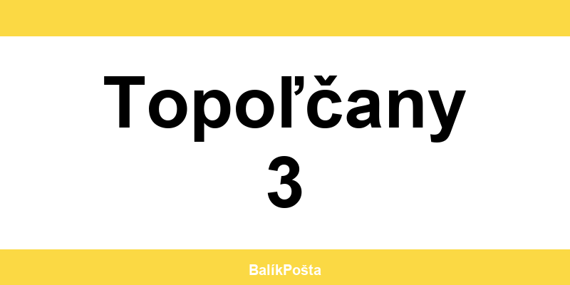 Otváracie hodiny Slovenskej pošta v Topoľčany 3