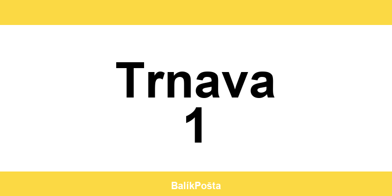 Otváracie hodiny Slovenskej pošta v Trnava 1