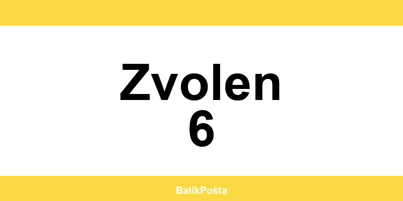 Otváracie hodiny Slovenskej pošta v Zvolen 6