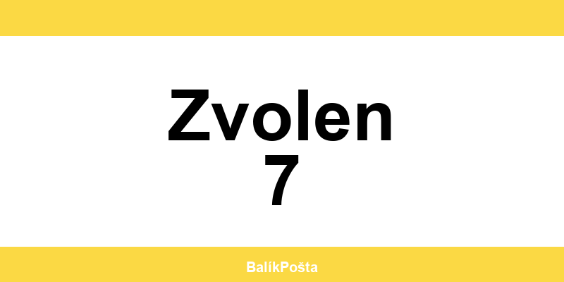 Otváracie hodiny Slovenskej pošta v Zvolen 7